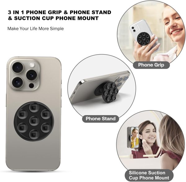 AUROX Expandable and Collapsible Phone Grip Stand Holder, Si... - Image 4