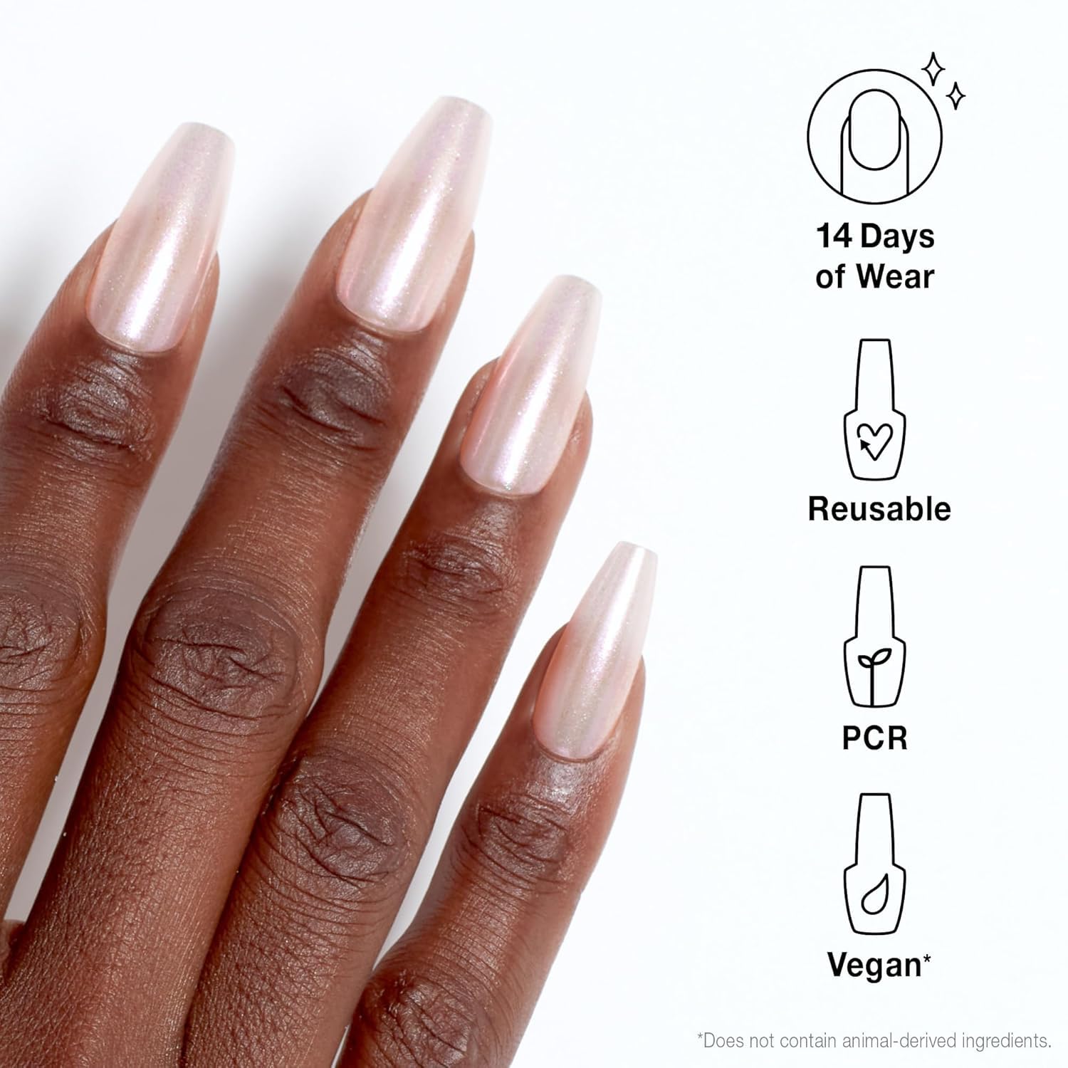 OPI xPRESS/ON Press on Nails | Long Coffin Nail Art Press On…