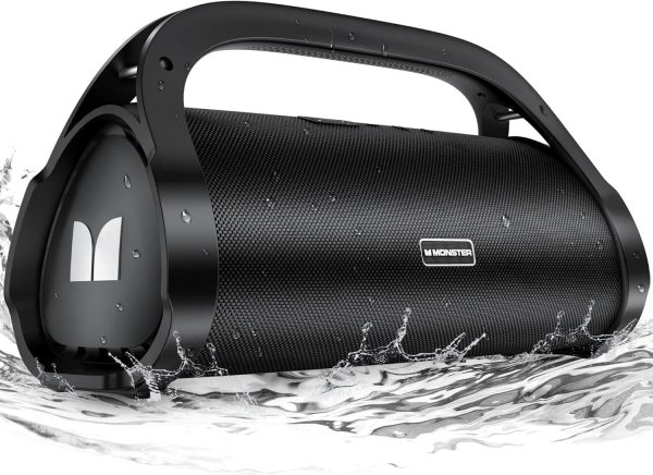 Monster Adventurer Max Bluetooth Speaker, IPX7 Waterproof Ou...