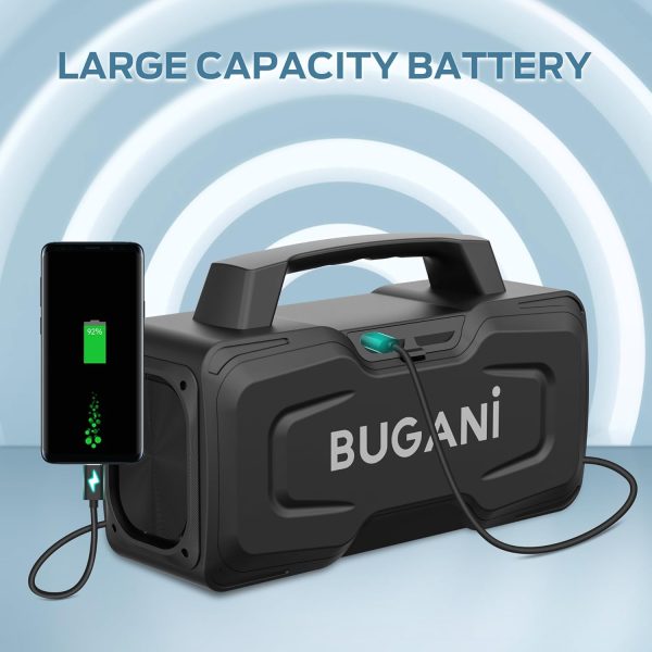 BUGANI M118 Bluetooth Speaker, Powerful Portable Wireless Sp... - Image 4