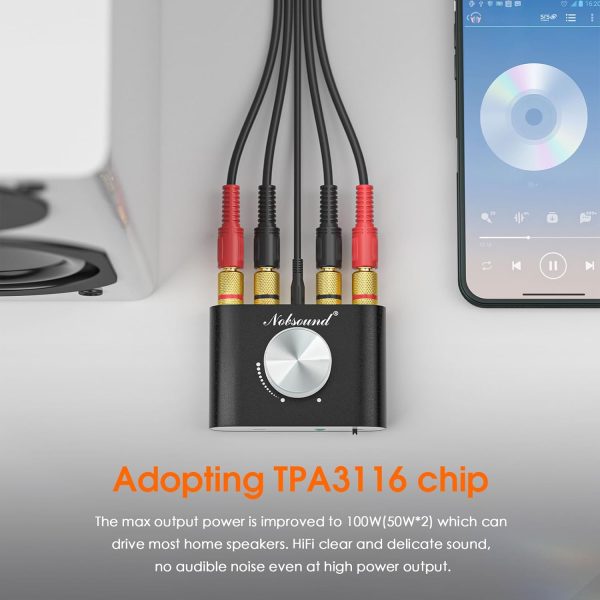 ​Nobsound Mini Bluetooth 5.0 Amplifier: 100W HiFi Stereo Amp... - Image 2
