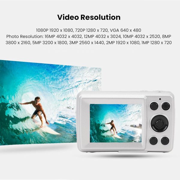 Retro Digital Camera for Photography, HD 1080P 16MP Vlogging... - Image 2