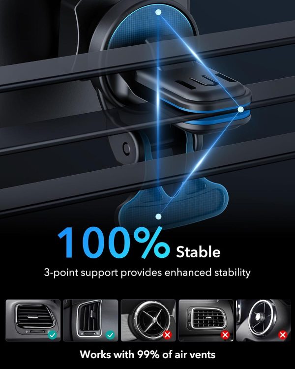 ESR for MagSafe Car Mount Charger[15W Fast Charging], Air Ve... - Image 5