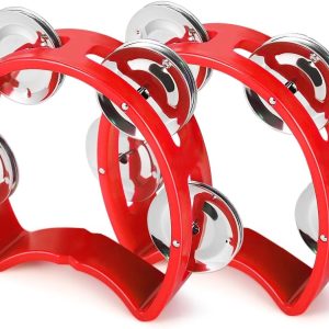 Flexzion Half Circle Tambourine for Kids and Adults Hand Hel...