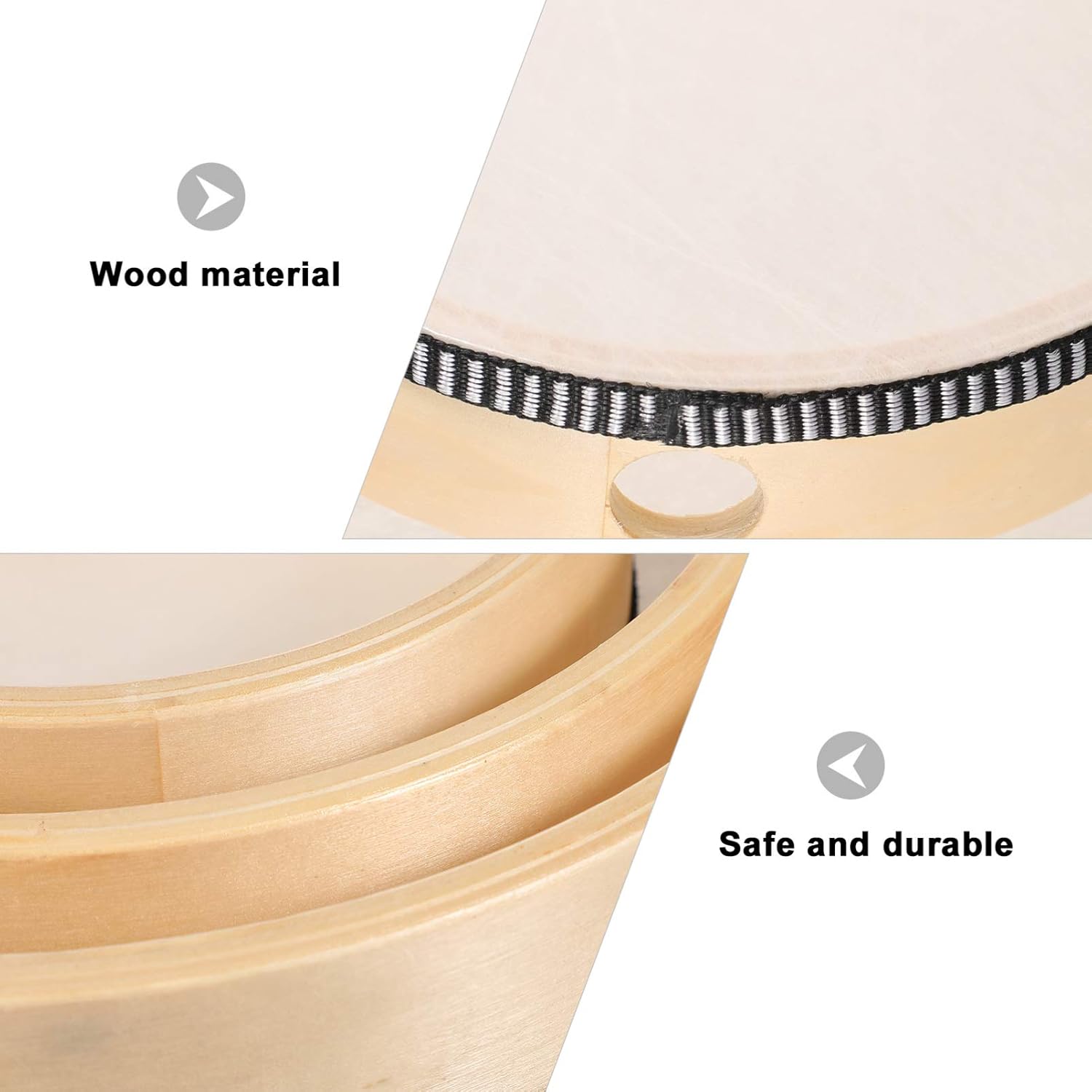 MILISTEN Musical Instruments 12 pcs 6 Inch 8 Inch 10 Inch Ki…