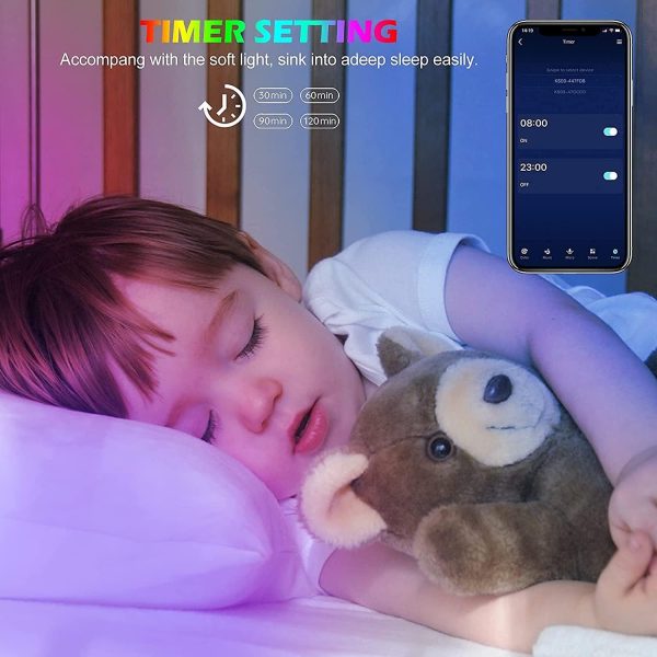 Tenmiro Led Lights for Bedroom 100ft(2 Rolls of 50ft) Smart ... - Image 4