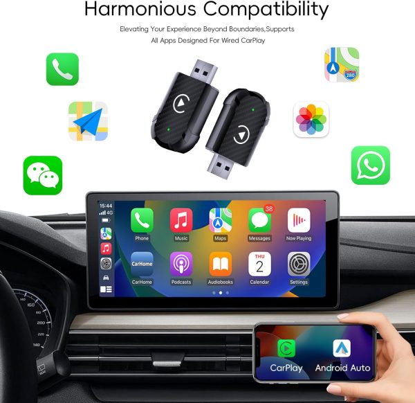 Wireless Carplay Adapter for iPhone&Android,It is 2025 Upgra... - Image 2