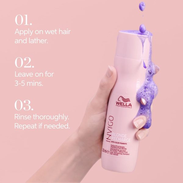 Wella Professionals Invigo Blonde Recharge Cool Blonde Shamp... - Image 7