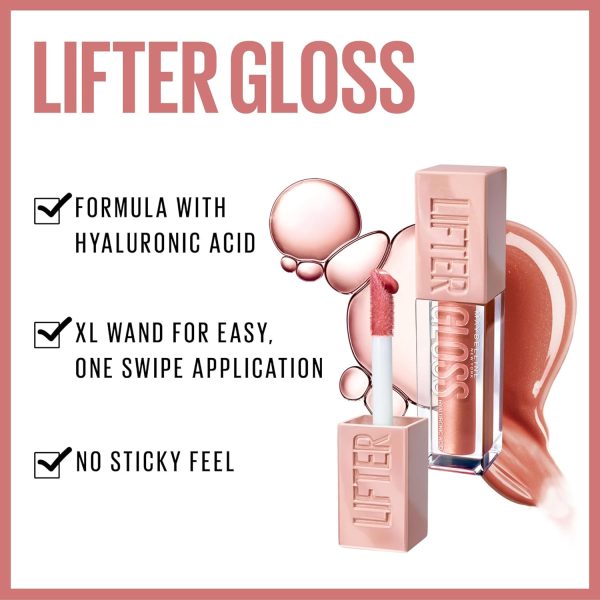 Maybelline New York Lifter Gloss, Hydrating Lip Gloss with H... - Image 2