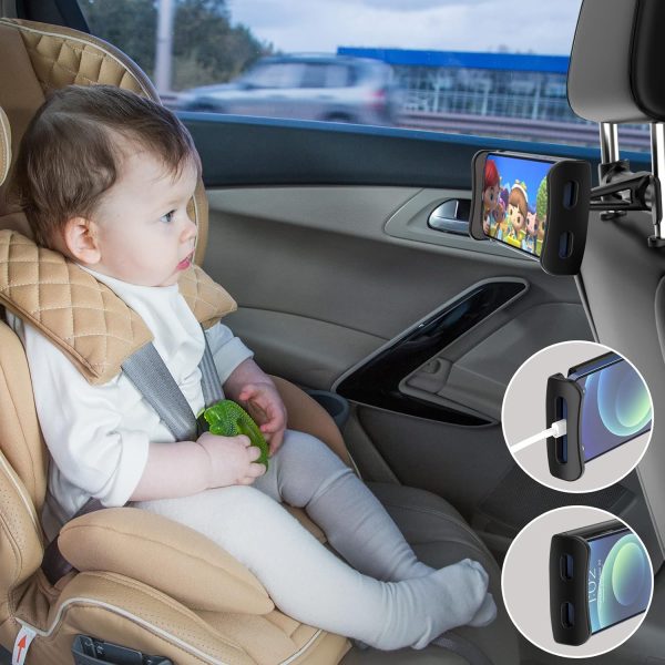 Uniwit Car Headrest Backseat Mount,Phone/Tablet Car Mount, A... - Image 7
