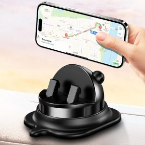Jemey Car Phone Mount - 360° Rotatable Dashboard Phone Holde...