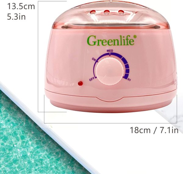 GreenLife® Hair Removal Wax Warmer for Unisex, Home Wax Mach... - Image 7