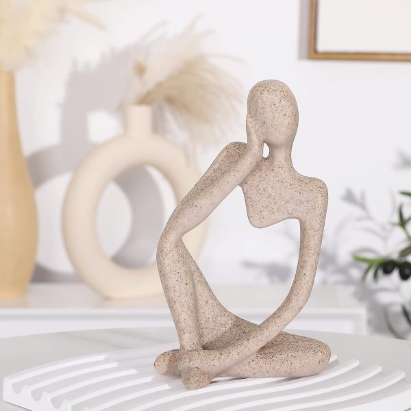 Winshall Home Accents - Resin Thinker Statue 3 PCS, Abstract... - Image 7