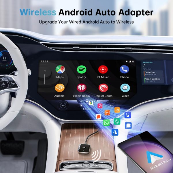JDG Android Auto Wireless Adapter, Wireless Android Auto Car... - Image 2