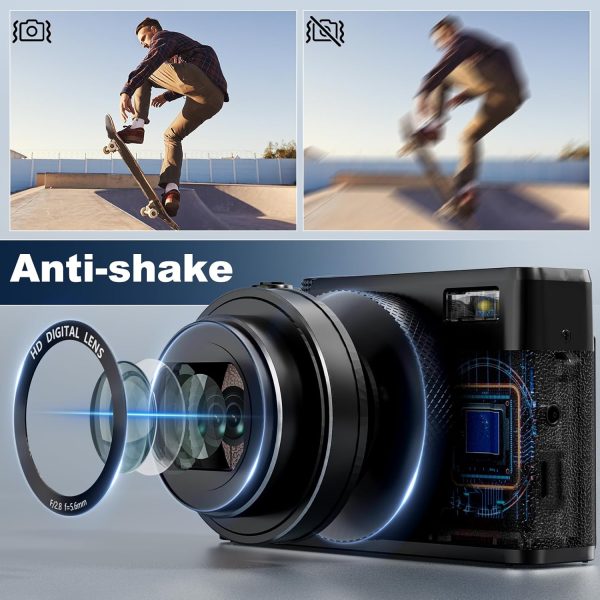 Digital Camera, 64MP Cameras for Photography, 5K Vlogging Ca... - Image 5