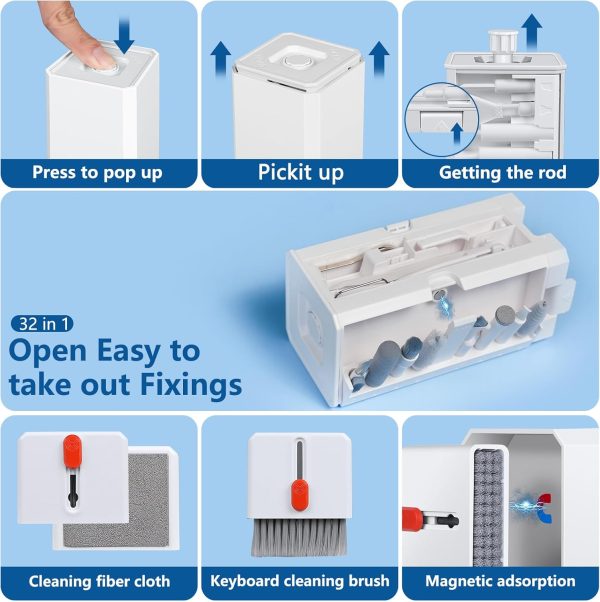 Inesore 32-in-1 Electronic Cleaning Kit, Multi-Function Clea... - Image 6