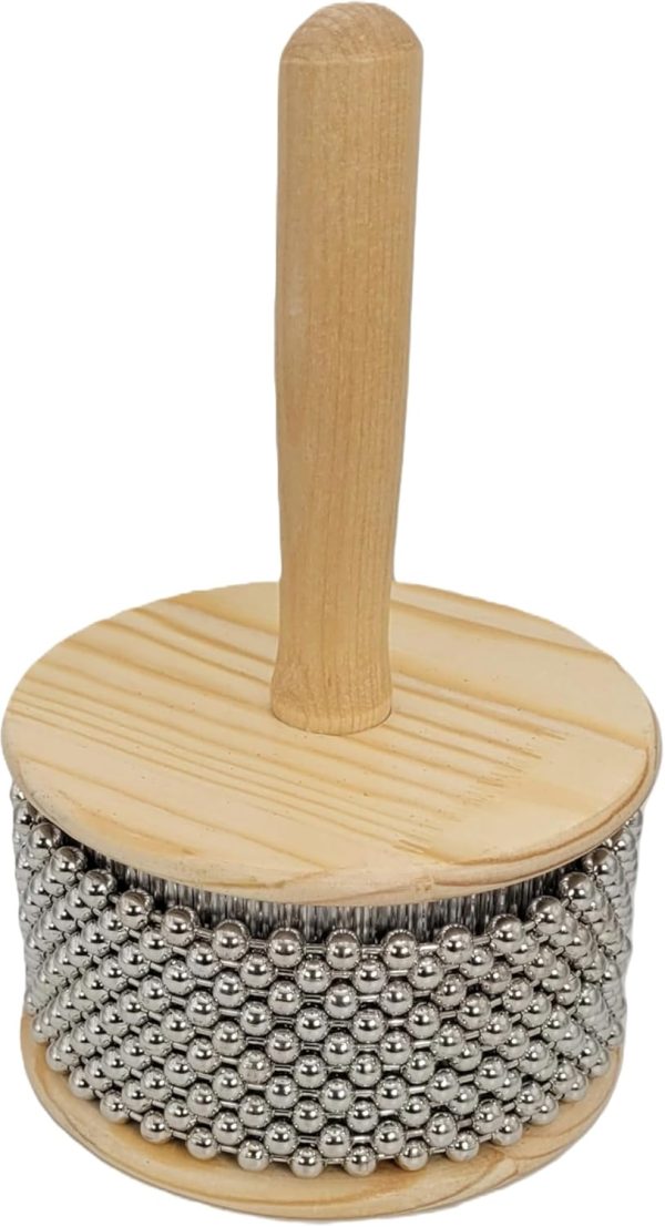 RsNifti Cabasa Wooden Percussion Instrument Hand Shaker Musi...