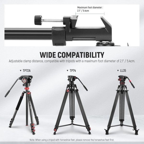 NEEWER Photography Tripod Dolly, Heavy Duty 50lbs Capacity T... - Image 7