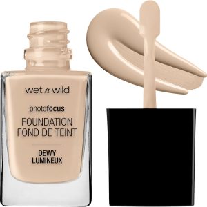 Wet n Wild Photo Focus Dewy Liquid Foundation Makeup, Shell ...