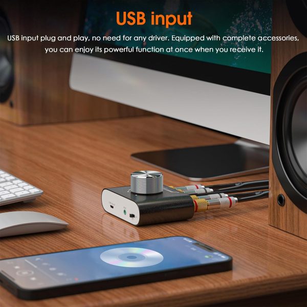 ​Nobsound Mini Bluetooth 5.0 Amplifier: 100W HiFi Stereo Amp... - Image 4
