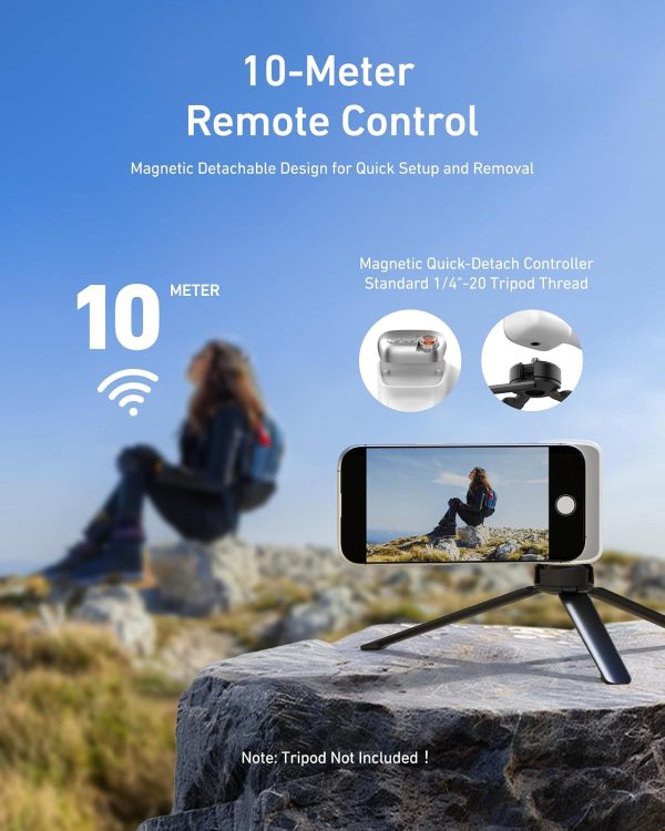 TELESIN Fun Shot Magnetic Phone Camera DSLR Style Shutter Gr... - Image 6