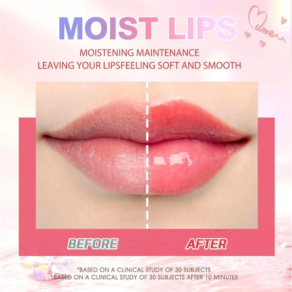 LANGMANNI Moisturizing Lip Oil,No-Sticky Lip Gloss Lip Balm ... - Image 7