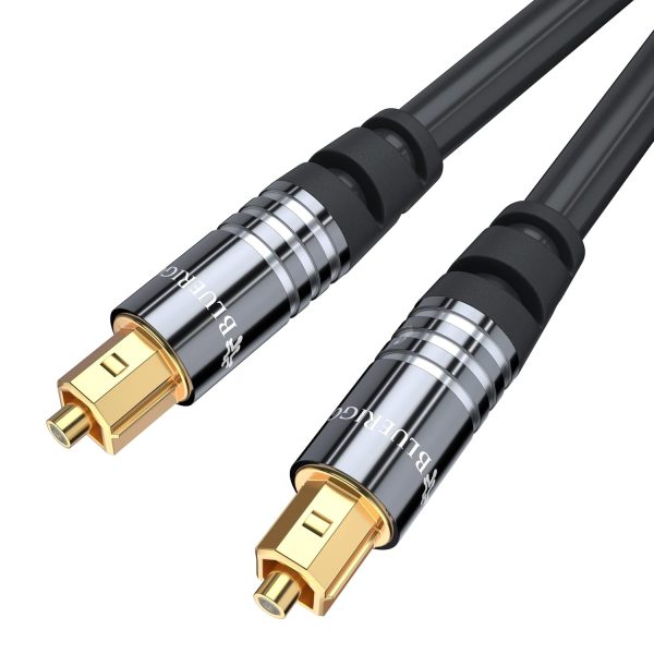 BlueRigger Digital Optical Audio Toslink Cable (100FT, Fiber...