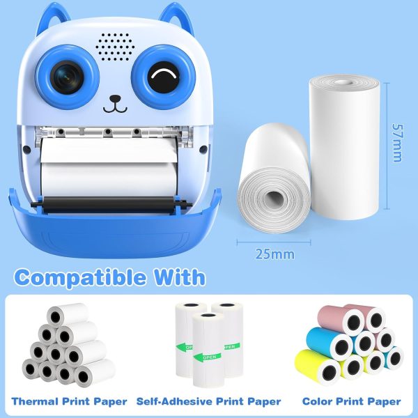 Kids Camera Instant Print, 1080P HD Video 48MP Photo Digital... - Image 4