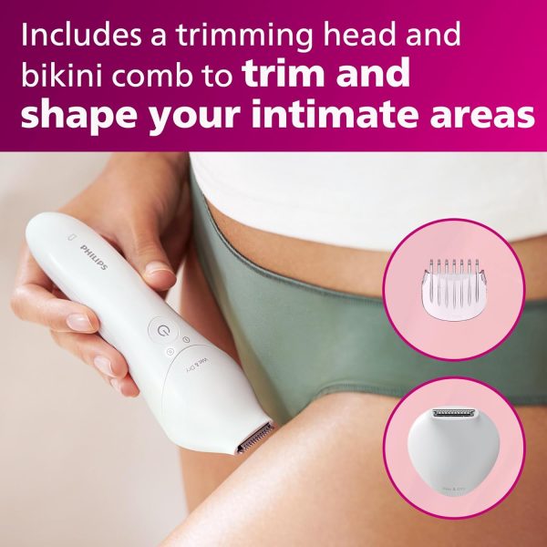Philips Female Grooming Epilator Series 8000, Wet & Dry Epil... - Image 6