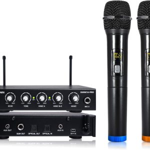 Sound Town 16 Channels Wireless Microphone Karaoke Mixer Sys...