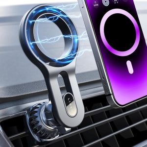 LISEN Fits MagSafe Car Mount Upgrade 18 Magnets Fit iPhone 1...