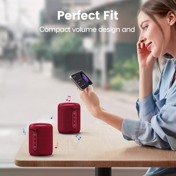 Deeyaple Portable Bluetooth Speaker, IP67 Waterproof Mini Bl... - Image 9