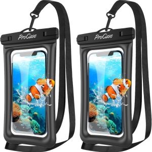 ProCase 2 Pack Waterproof Phone Pouch, Water Proof Floating ...