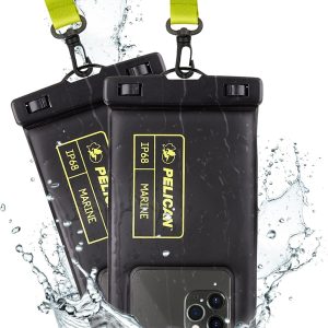 Pelican 2 Pack Marine - IP68 Waterproof Phone Pouch (Regular...