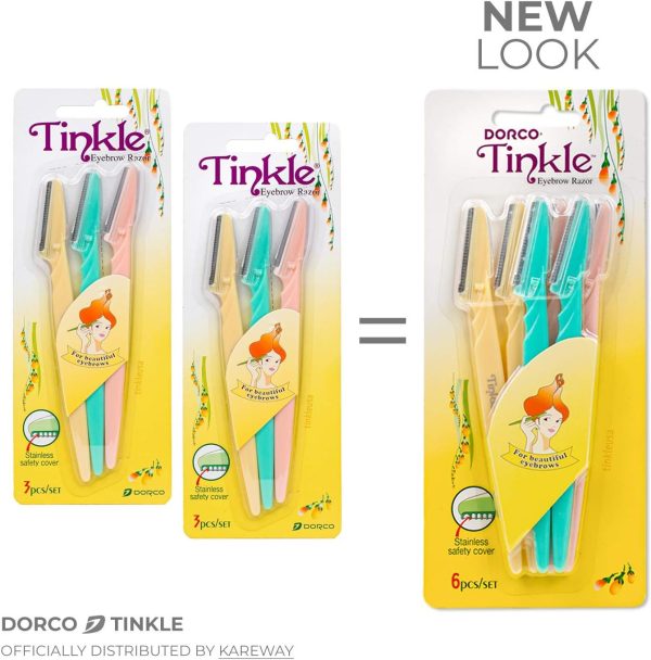 Tinkle Dermaplaning Tool 9ct, Dermaplane Razor for Women, Sa... - Image 2
