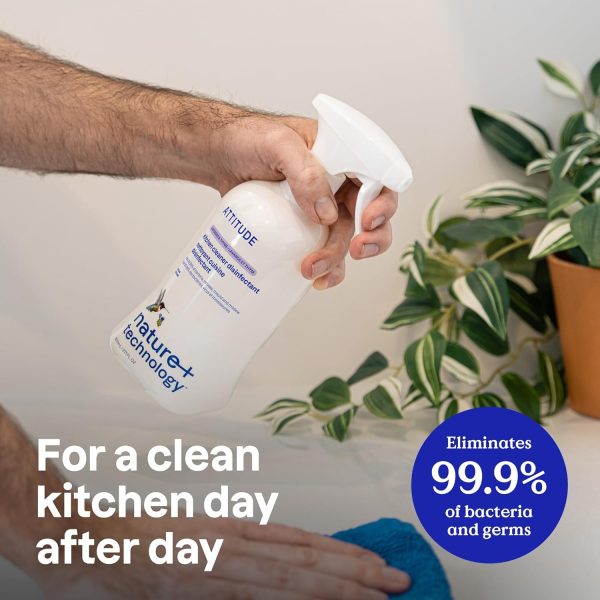 ATTITUDE Kitchen Disinfectant Cleaner, Kills 99.99% of Germs... - Image 2