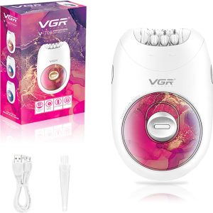 VGR 706 Professional Epilator for Women,Portable Cordless Sm...
