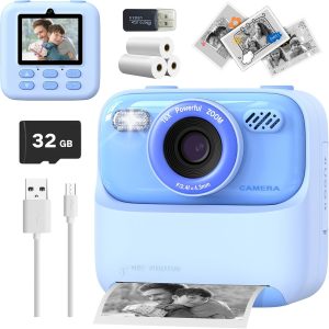 Mgaolo Kids Camera Instant Print Photo,Children Digital Came...