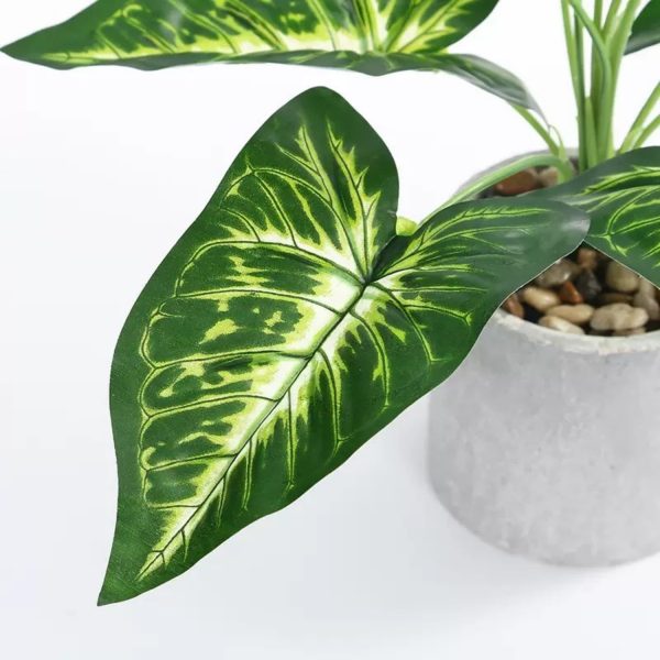 QIUKUN 16'' Artificial Plants Fake Potted Faux for Office De... - Image 4