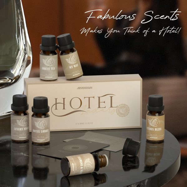 ARVIDSSON Hotel Fragrance Oils Set, Luxury Essential Oils fo... - Image 2