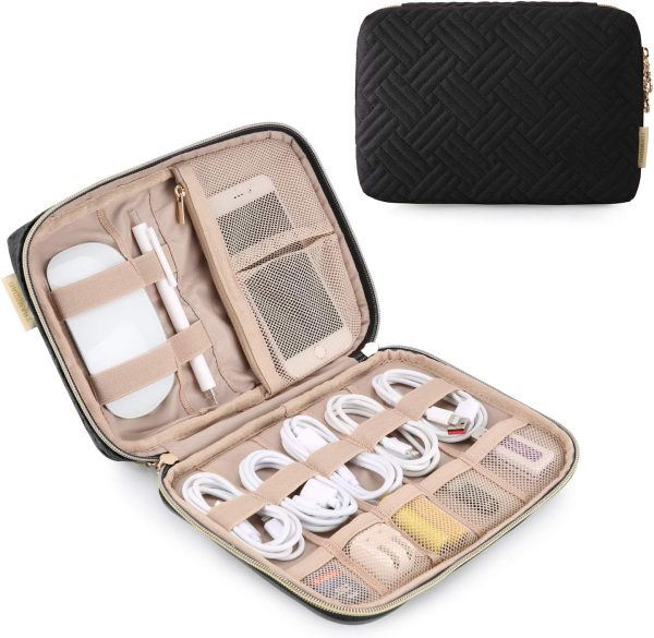 Bagsmart Travel Cable Organizer, Electronics Accessories Cas...