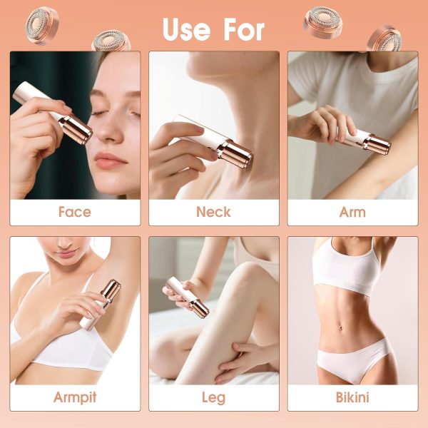 Replacement Heads for Flawless Facial Hair Remover, Gen 2 Re... - Image 5