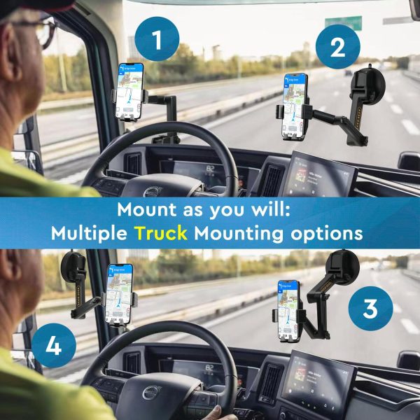 EVEMANT Phone Mount for Truck, Truck Phone Holder Mount Heav... - Image 2