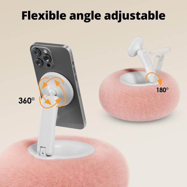 Supedesk Magnetic Phone Pillow Stand, Adjustable Phone Holde... - Image 3