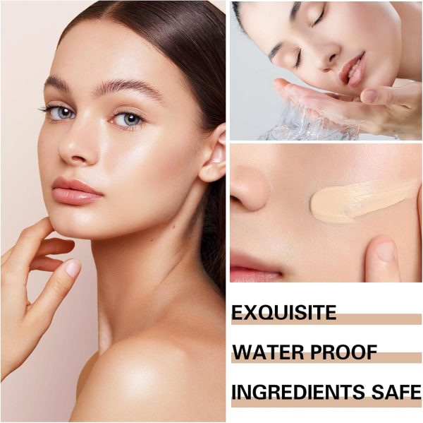 QIUFSSE Airbrush Foundation Makeup,Full Coverage Foundation ... - Image 6