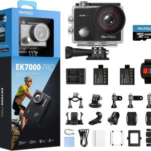 AKASO EK7000 Pro 4K Action Camera with Touch Screen EIS 131f...