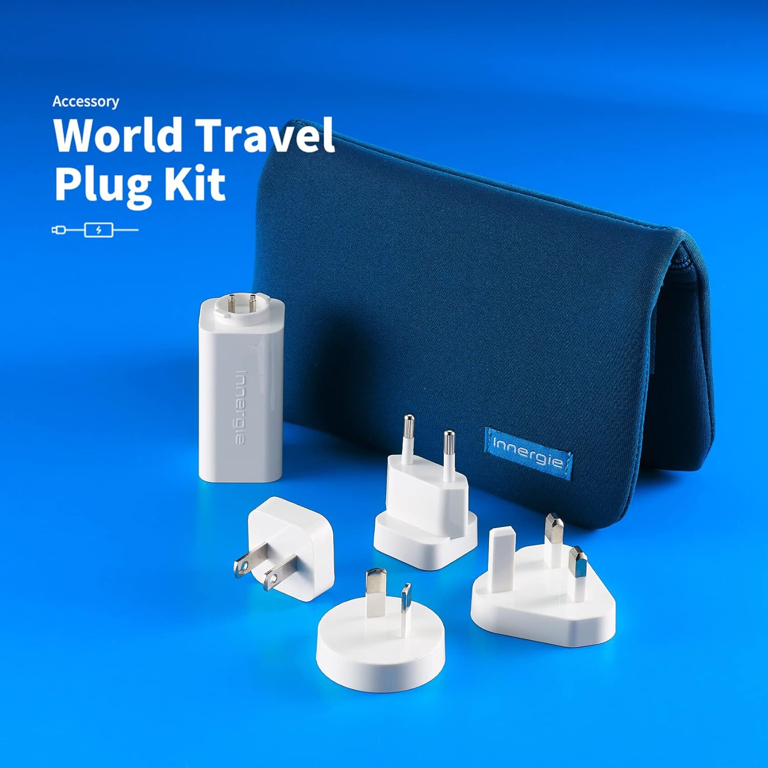 Innergie World Travel Plug Kit (US, UK, EU, AU plugs) Univer…