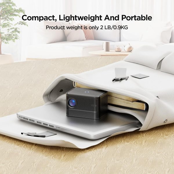 【Electric Focus】 Portable Mini Projector with 5G WiFi, Outdo... - Image 3