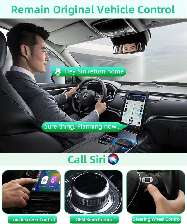 Wireless CarPlay Adaptor Support Netflix YouTube, Android Au... - Image 4