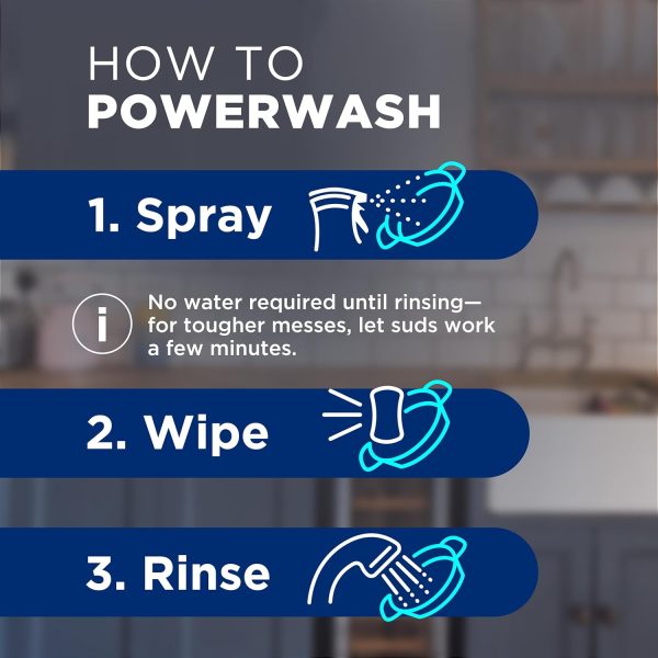 Dawn Platinum Powerwash Dish Spray Starter Kit, Dish Soap, F... - Image 8